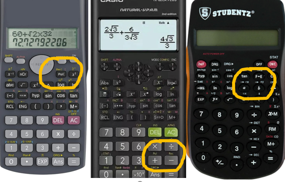 Algunas calculadoras 